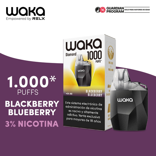 WAKA DIAMOND 1.000 PUFF - VAPE DESECHABLE
