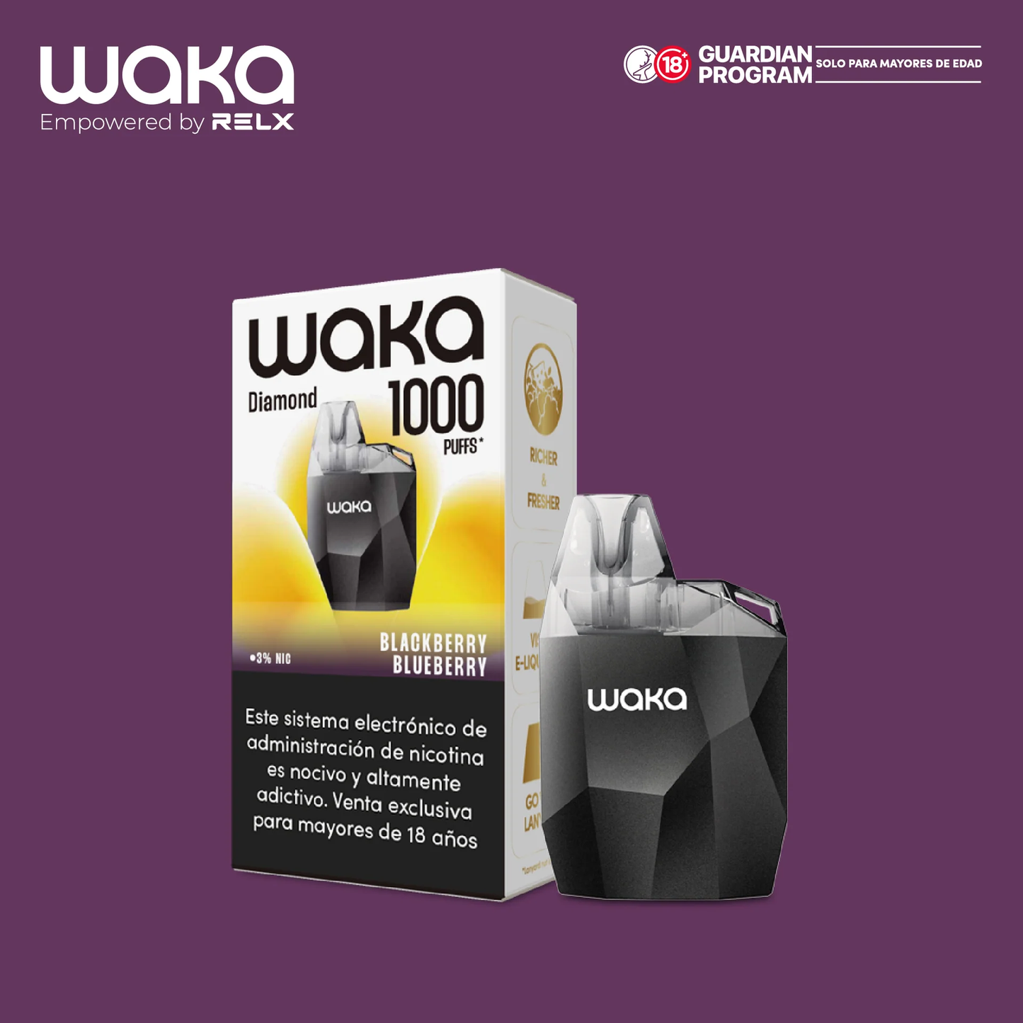 WAKA DIAMOND 1.000 PUFF