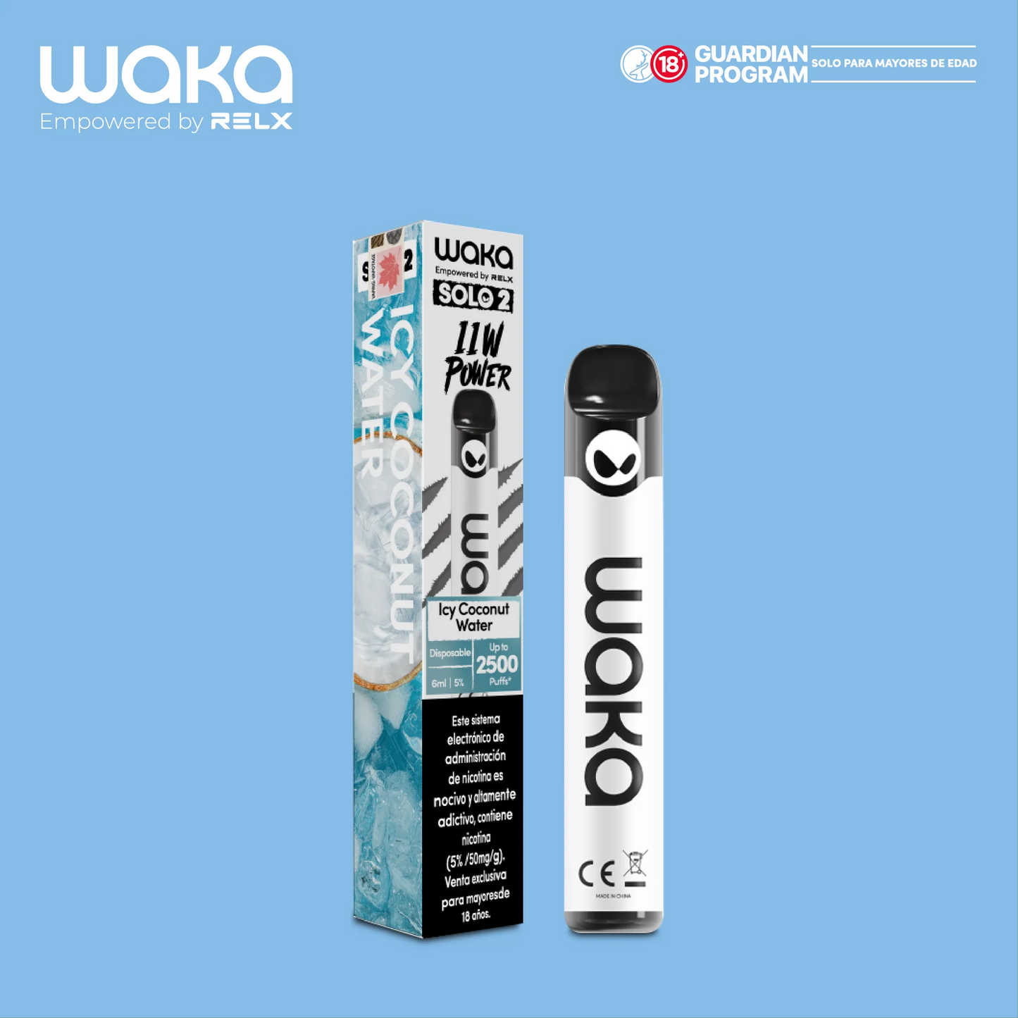 WAKA SOLO 2 3.500 PUFF - VAPE DESECHABLE
