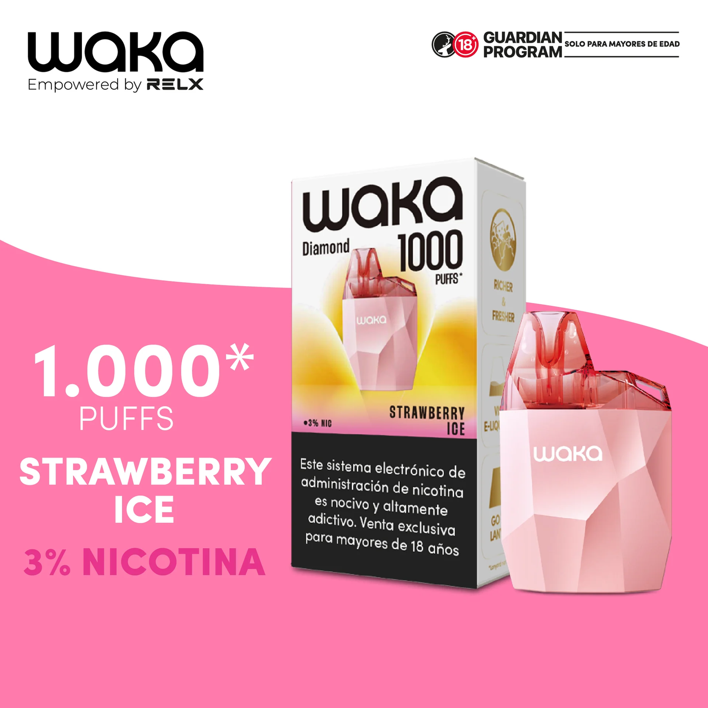 WAKA DIAMOND 1.000 PUFF