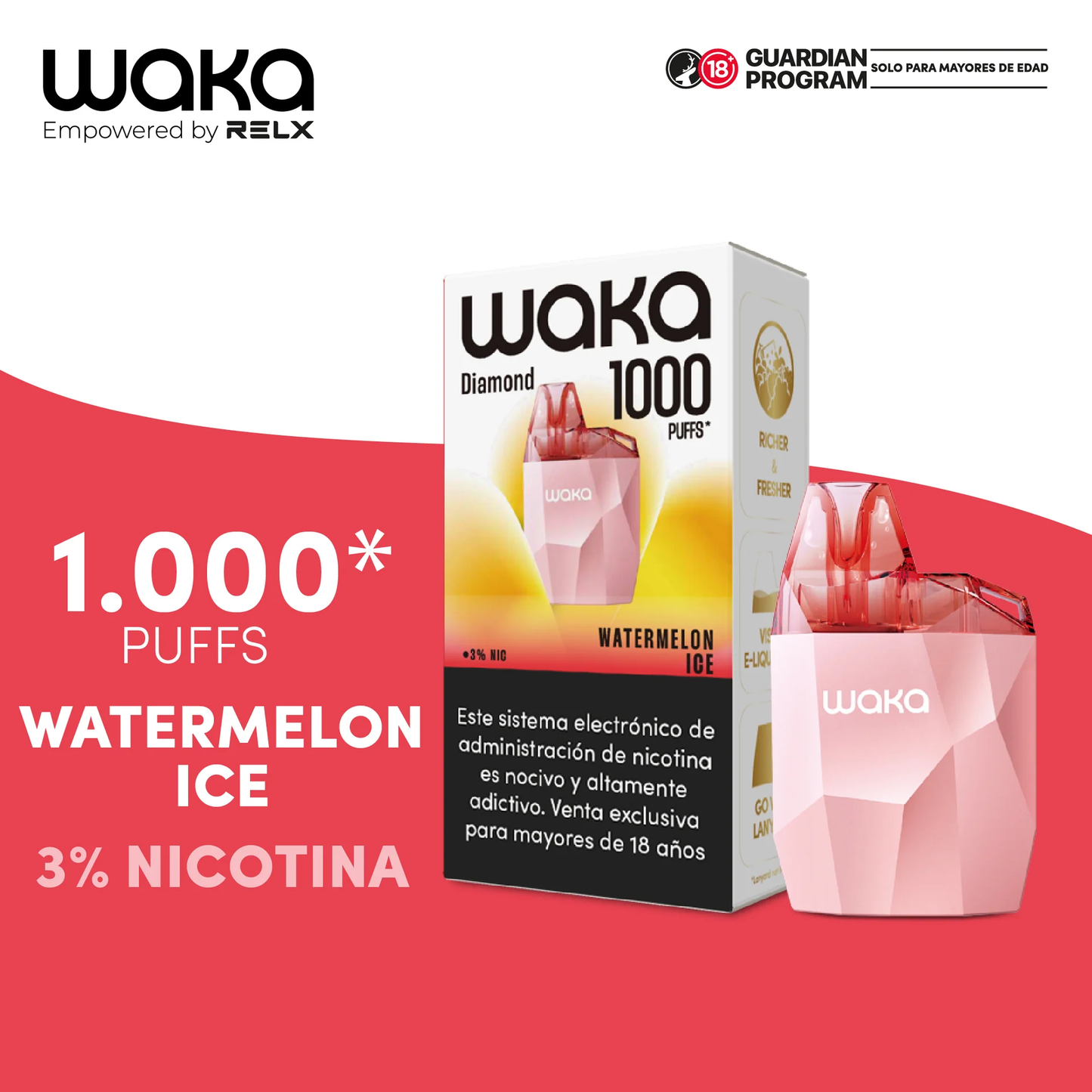 WAKA DIAMOND 1.000 PUFF
