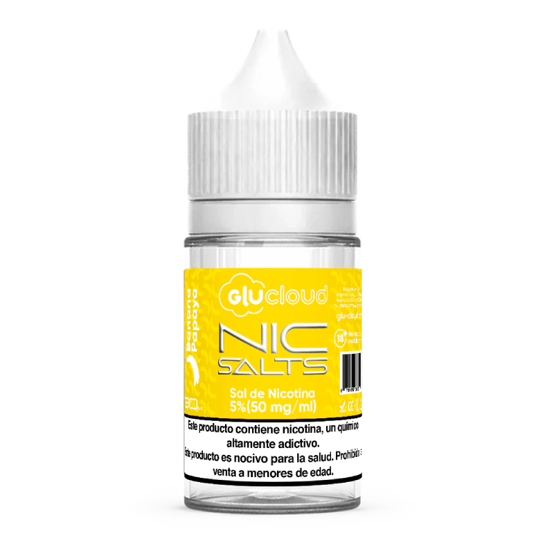GLU CLOUD NIC SALT -  BANANA PAPAYA 30 ML