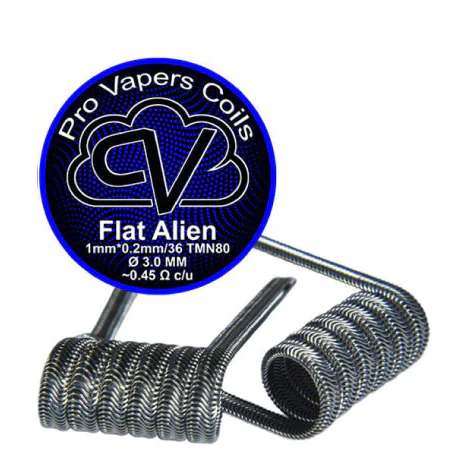 PRO VAPERS FLAT ALIEN - COIL ARTESANAL (2 Unidades)