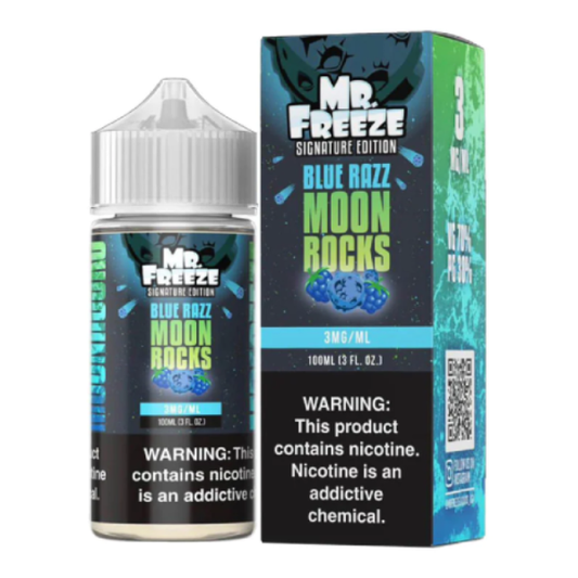 MR. FREEZE - BLUE RAZZ MOON ROCKS 100 ML